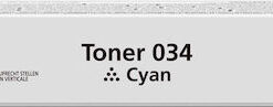 Canon 034 Γνήσιο Toner Laser Εκτυπωτή Κυανό 7300 Σελίδων 9453B001