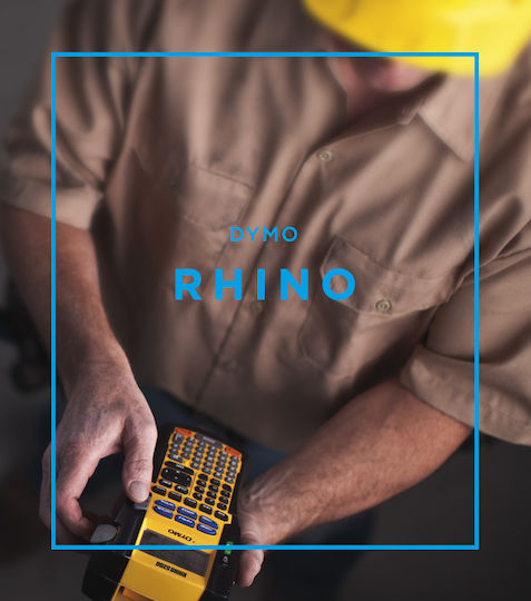 Dymo Rhino 5200 Kit Ηλεκτρονικός Ετικετογράφος Χειρός σε Κίτρινο Χρώμα S0841400 - Image 2
