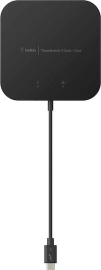Belkin Thunderbolt 3 Dock Core Thunderbolt 3 Docking Station με HDMI/DisplayPort 4K PD Ethernet και συνδεση 2 Οθονών Μαύρο - Image 4
