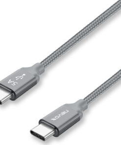 Alternative view of Nevox Braided USB 2.0 Cable USB-C male - USB-C 100W Γκρι 1m (TC-1653)