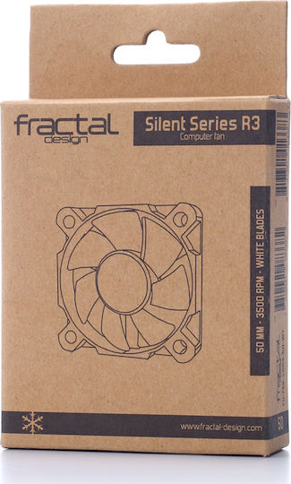Fractal Design Silent Series R3 Case Fan 50mm με Σύνδεση 3-Pin Λευκό - Image 5
