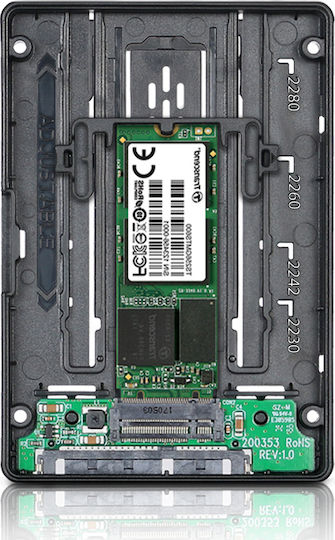 Icy Dock EZConvert Πλαίσιο Για Σκληρούς Δίσκους ICY Dock M.2 SATA SSD to 2,5" Sata SSD Μαύρο MB703M2P-B - Image 2