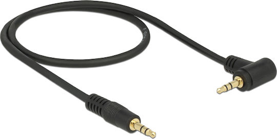 DeLock Καλώδιο 3.5mm male - 3.5mm male Μαύρο 0.5m (83752) - Image 2