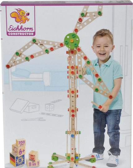Eichhorn Παιχνίδι Κατασκευών Ξύλινo Constructor Windmill για Παιδιά 6+ Ετών 100039046 - Image 9
