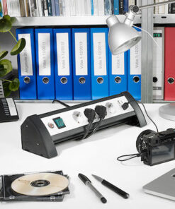 Alternative view of Brennenstuhl Premium Office-Line Πολύπριζο 4 Θέσεων με USB-A, Διακόπτη και Καλώδιο 1.8m 1156250514
