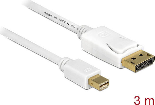 DeLock DisplayPort Cable DisplayPort male - mini DisplayPort male 3m (83483) - Image 2