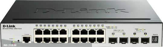 D-Link DGS-1510-20 Unmanaged L2 Switch με 16 Θύρες Gigabit (1Gbps) Ethernet και 4 SFP Θύρες - Image 2