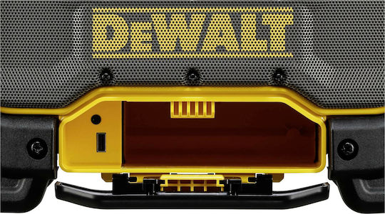 Dewalt DCR027 Φορητό Ραδιόφωνο Μπαταρίας DAB με USB Κίτρινο - Image 6