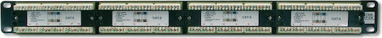 Digitus Patch Panel Unshielded για Rack 1U 19" 24 Θυρών cat5e Μαύρο DN-91524U - Image 3