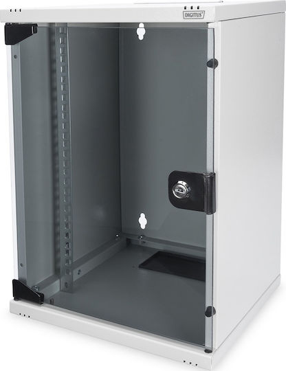 Digitus Επιτοίχια Καμπίνα Rack 9U 30x30x30cm Λευκό DN-10-09U