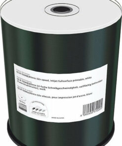 MediaRange Εγγράψιμα CD-R 52x Printable 700MB Cake Box 100τμχ (MR203)