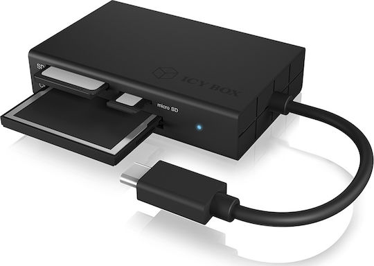 Icy Box Card Reader USB 3.0 για SD/microSD/CompactFlash (IB-CR401-C3) - Image 2