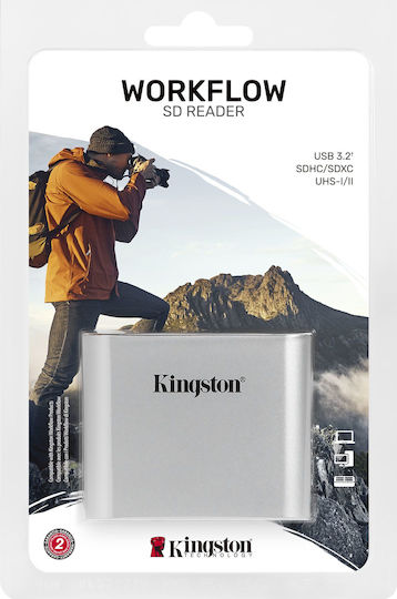 Kingston Workflow Card Reader USB 3.2 για SD - Image 4