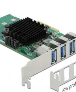 Alternative view of DeLock Κάρτα PCIe σε 4 θύρες USB 3.0 (89048)