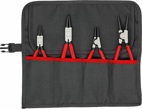 Knipex Τσιμπίδες Ασφαλείας Ίσιες Σετ 4τμχ 00 19 56 V01
