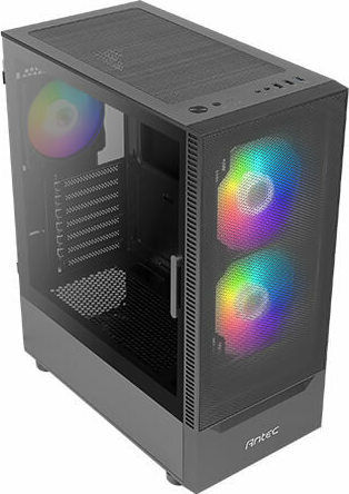 Antec NX410 Gaming Midi Tower Κουτί Υπολογιστή με Πλαϊνό Παράθυρο Μαύρο - Image 3