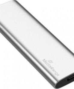 MediaRange USB 3.2 / USB-C Εξωτερικός SSD 480GB M.2 Ασημί