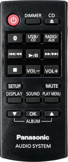 Panasonic Ηχοσύστημα 2.0 SC-HC304 SC-HC304EG-K 20W με CD Player και Bluetooth Μαύρο - Image 5