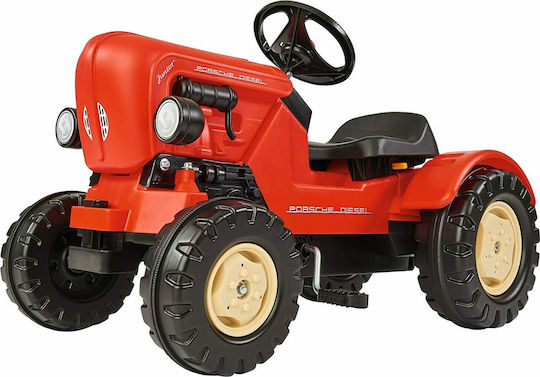 Big Porsche Diesel Junior Pedal Tractor Περπατούρα Ride On για 3+ Μηνών 800056560 Κόκκινη - Image 2