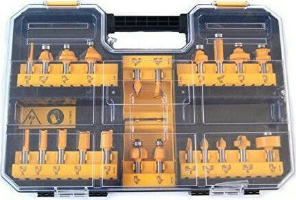 Dewalt Σετ Φρέζες για Ξύλο 8mm 22τμχ - Image 2