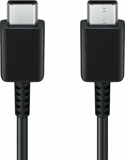 Samsung USB 2.0 Cable USB-C male - USB-C Μαύρο 1m EP-DA705BBEGWW Bulk