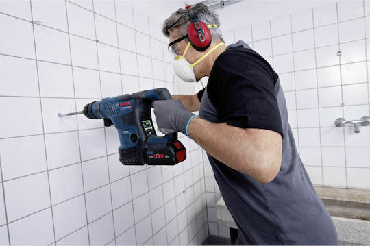 Bosch GBH 18V-34 CF Κρουστικό Σκαπτικό Πιστολέτο Μπαταρίας Brushless 18V Solo με Υποδοχή SDS Plus 0611914002 - Image 9