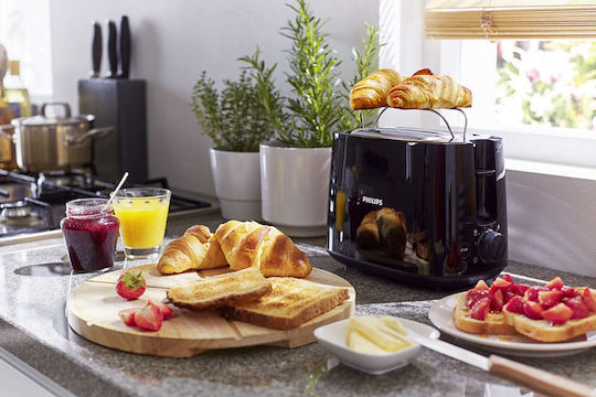 Philips Daily Collection HD2582/90 Φρυγανιέρα 2 Θέσεων 900W Μαύρη - Image 5