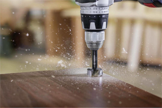 Bosch Τρυπάνι Μεντεσέ για Διαμόρφωση Ακμών σε Μέταλλο Ξύλο 35mm x 90mm x 10mm - Image 4