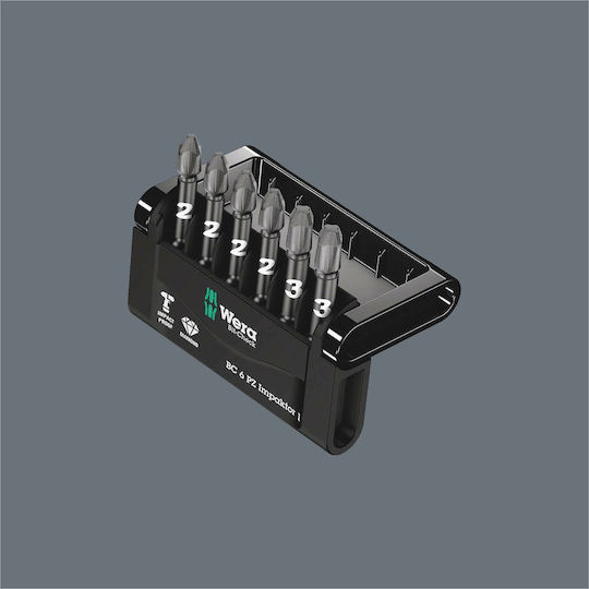 Wera Σετ 6 Μύτες Κατσαβιδιού Αστέρι Bit Check 6 PZ Impaktor 1 05057692001 - Image 8