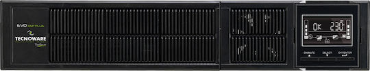Tecnoware EVO DSP Plus 2400 Rack Tower UPS On-Line 2400VA 2160W με 8 IEC Πρίζες - Image 3