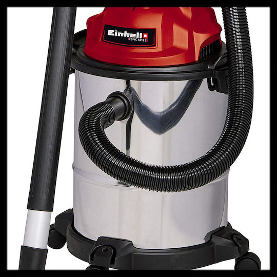 Einhell Tcvc 1815 S Σκούπα Υγρών / Στερεών 1250W με Ανοξείδωτο Κάδο 15lt - Image 3