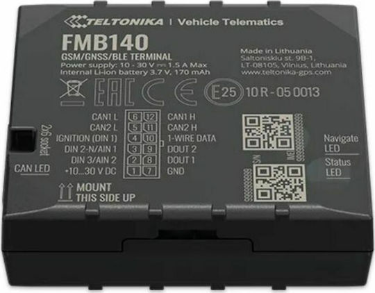 Teltonika GPS Tracker FMB140 GNSS / GSM για Φορτηγά / Αυτοκίνητα - Image 8
