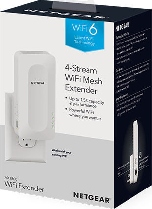 NetGear EAX15 Mesh WiFi Extender Dual Band (2.4 & 5GHz) 1800Mbps - Image 3