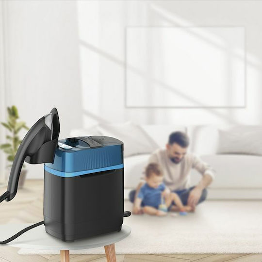 Tefal Cube UT2020 Ατμοκαθαριστής Ρούχων Δαπέδου 2170W με Δοχείο 1.1lt Μπλε - Image 17