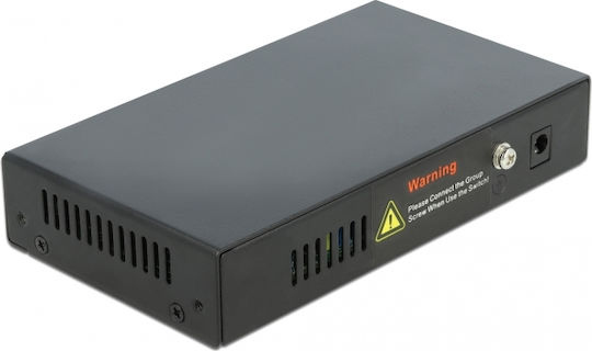 DeLock 87765 Unmanaged L2 PoE+ Switch με 4 Θύρες Gigabit (1Gbps) Ethernet και 1 SFP Θύρα - Image 2