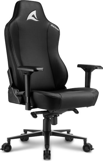 Sharkoon Skiller SGS40 Sytnhetic Leather Καρέκλα Gaming Δερματίνης με Ρυθμιζόμενα Μπράτσα Μαύρη - Image 3