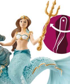 Alternative view of Schleich-S Παιχνίδι Μινιατούρα Mermaid Eyela On Underwater Horse για 5-12 Ετών 70594
