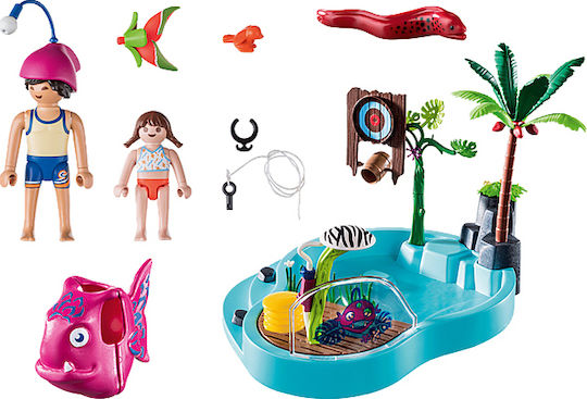 Playmobil Family Fun Small Pool with Water Sprayer για 4-10 ετών 70610 - Image 2