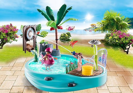 Playmobil Family Fun Small Pool with Water Sprayer για 4-10 ετών 70610 - Image 3