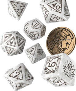 Q Workshop The Witcher Geralt (The White Wolf) Dice 7τμχ