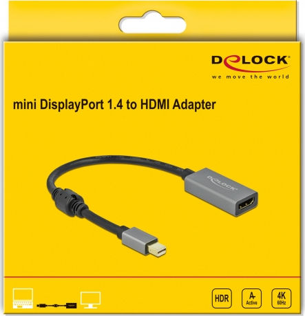 DeLock mini DisplayPort male - HDMI female (66570) - Image 2