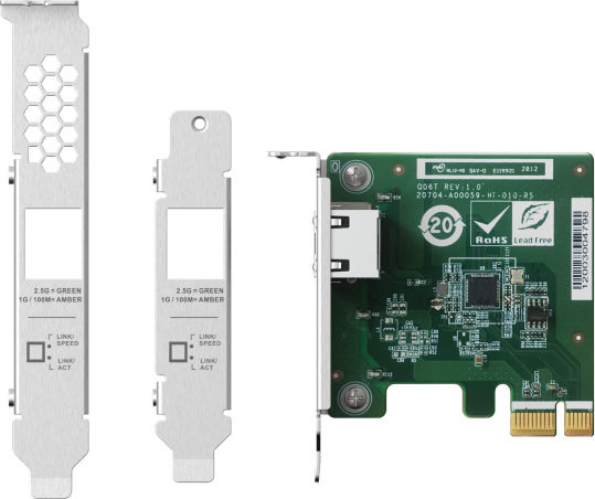 QNap Ενσύρματη Κάρτα Δικτύου Gigabit (2.5Gbps) Ethernet PCI-e QXG-2G1T-I225 - Image 2