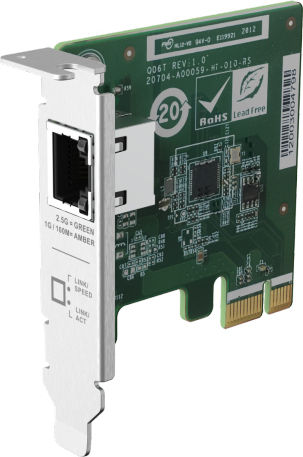 QNap Ενσύρματη Κάρτα Δικτύου Gigabit (2.5Gbps) Ethernet PCI-e QXG-2G1T-I225 - Image 3