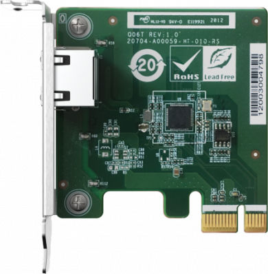 QNap Ενσύρματη Κάρτα Δικτύου Gigabit (2.5Gbps) Ethernet PCI-e QXG-2G1T-I225
