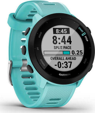 Garmin Forerunner 55 42mm Αδιάβροχο Smartwatch με Παλμογράφο (Aqua) - Image 3