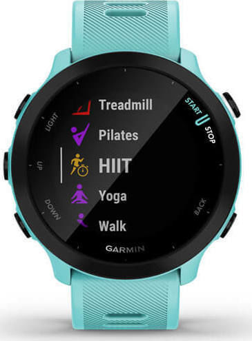Garmin Forerunner 55 42mm Αδιάβροχο Smartwatch με Παλμογράφο (Aqua) - Image 5