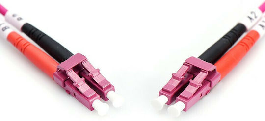 Digitus Καλώδιο Οπτικής Ίνας LC-LC 5m Ροζ 1τμχ DK-2533-05-4 - Image 3