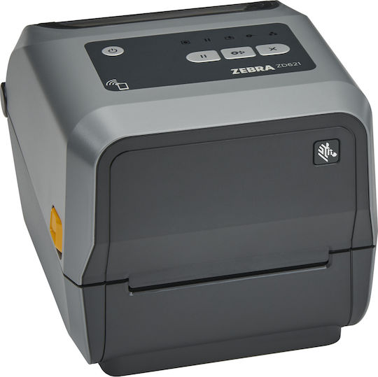 Zebra ZD621t Εκτυπωτής Ετικετών Θερμικής Μεταφοράς USB, Serial, Wi-Fi, Bluetooth, Ethernet 300 dpi ZD6A042-30EF00EZ
