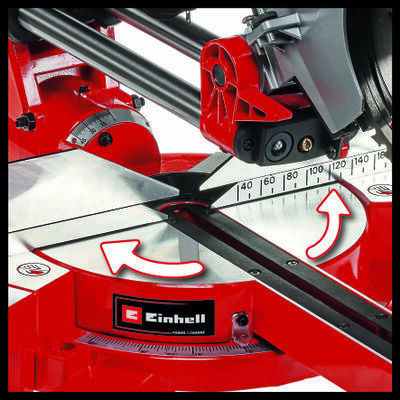 Einhell TE-SM 36/210 Li - Solo Φαλτσοπρίονο Μπαταρίας Συρόμενο με Δίσκο Κοπής Διαμέτρου 210mm, Οδηγό Laser & Ταχύτητα Κοπής 3800rpm (χωρίς Μπαταρία και Φορτιστή) - Image 5