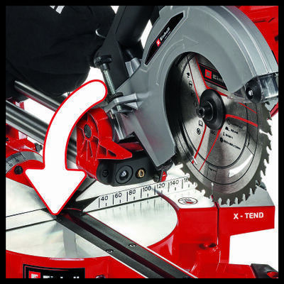 Einhell TE-SM 36/210 Li - Solo Φαλτσοπρίονο Μπαταρίας Συρόμενο με Δίσκο Κοπής Διαμέτρου 210mm, Οδηγό Laser & Ταχύτητα Κοπής 3800rpm (χωρίς Μπαταρία και Φορτιστή) - Image 6